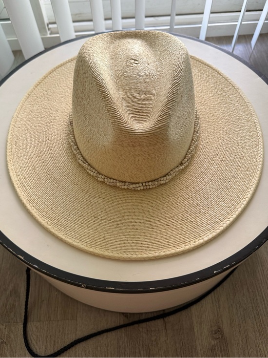 lack of color paradise natural shell beaded straw fedora summer sun hat medium main image 4
